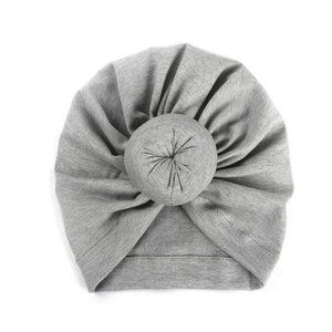 NWT grayknotted turban hat for babies toddlers